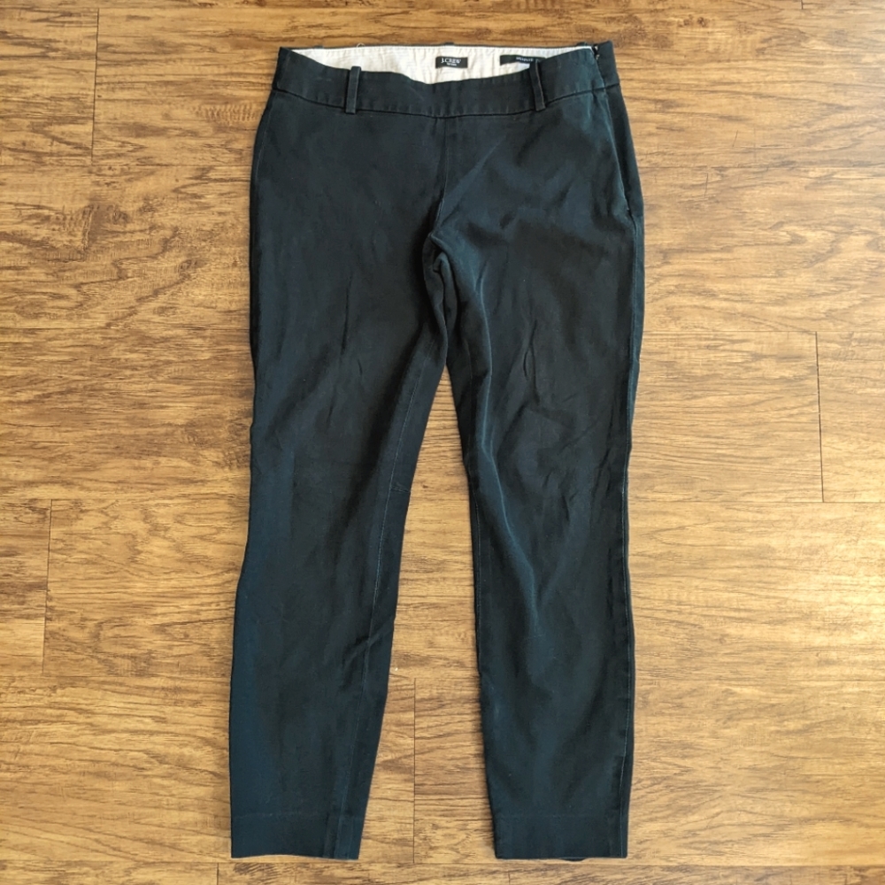 J. Crew Black Crop Pants